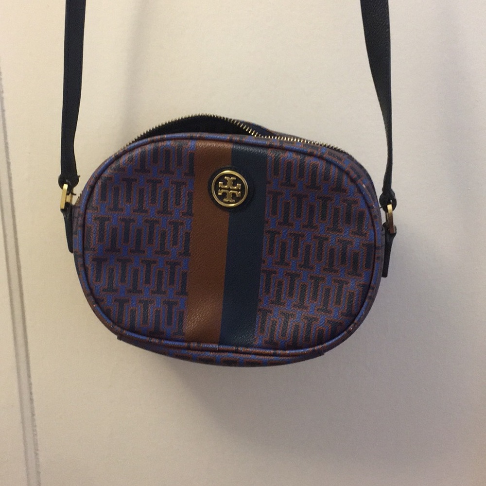 Tory Burch patterned side bag